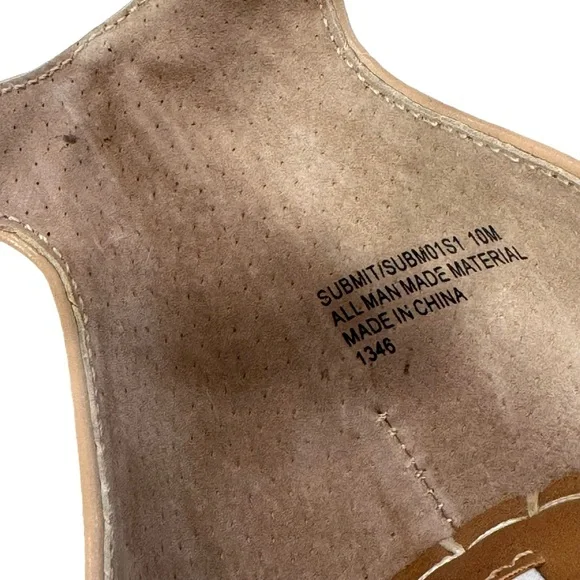 Steve Madden Submit Ankle Strap Espadrille Wedge Sandals Size 10M - Picture 15 of 16